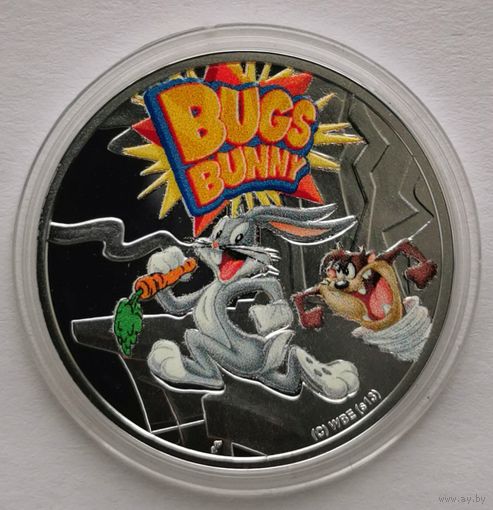 21. 1 доллар 2013 г. Ниуэ. Багз Банни. Bugs Bunny. Мультфильм