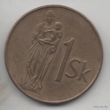 1 крона  1993 Словакия
