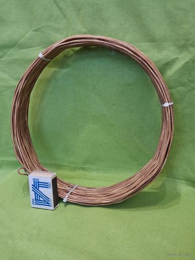 Провод обмоточный с двойной стекловолокнистой изоляцией ПСДТ круглый диаметр 2,2 мм (СССР)