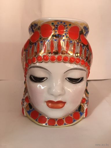 Кружка ЛФЗ Голова восточной женщины Молоко