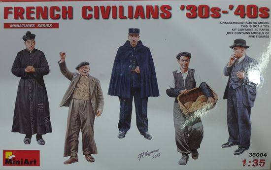 MiniArt #38004 1/35 French Civilians 30-40s