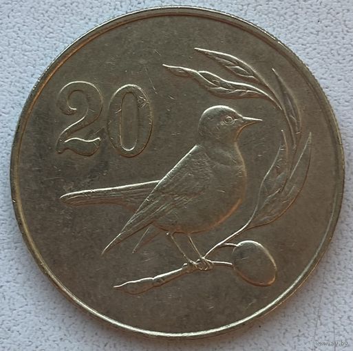 Кипр 20 центов 1983 г.