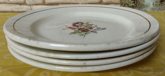 Тарелка десертная-1. Будянский фаянсовый завод - Серп и Молот (Буды), 1967-1991 гг