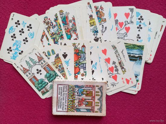 Карты Игральные Сувенирные 1990 г. 36 карт