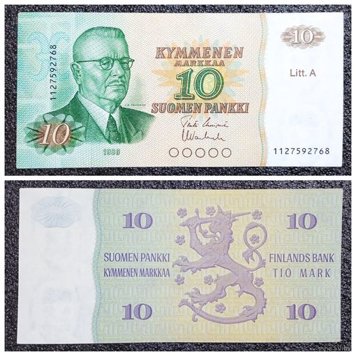 10 марок Финляндия 1980 г.