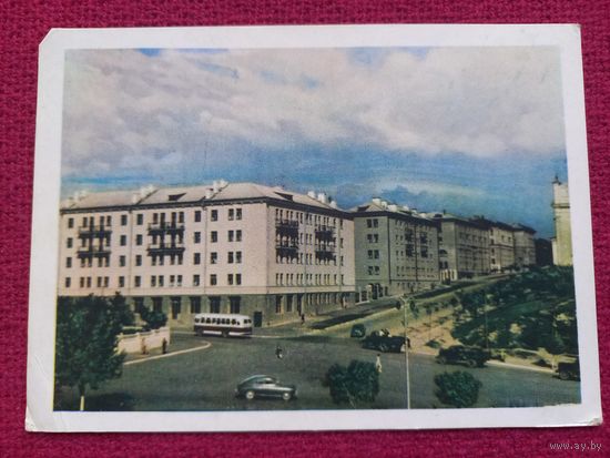 Гродно. Новые жилые дома по улице Парижской коммуны. Ананьины 1959 г. Чистая.