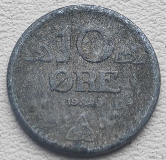 Норвегия 10 эре 1943