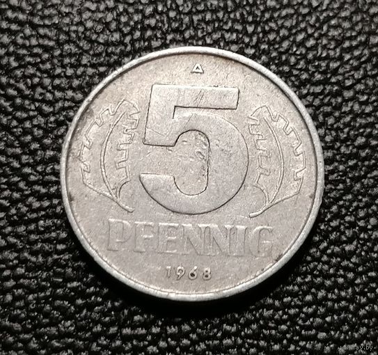 5 пфеннигов 1968