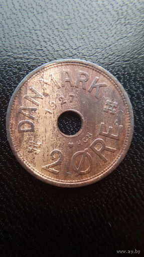 Дания 2 оре 1927 г.