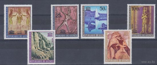 [1544] Гвинея 1964. Культура Древнего Египта. СЕРИЯ MNH. Кат.10 е.