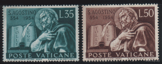 ВАТ. М. 225/26. 1954. Св. Агостино. ЧиСт.