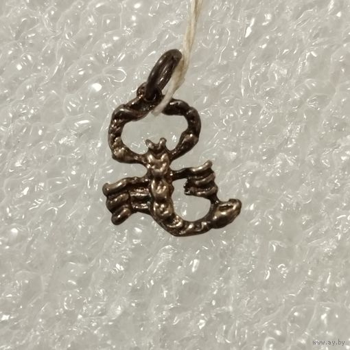 Кулон знак зодиака Рак, 925