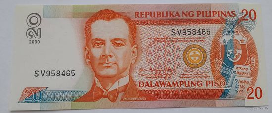 Филиппины 20 писо 2009 года UNC