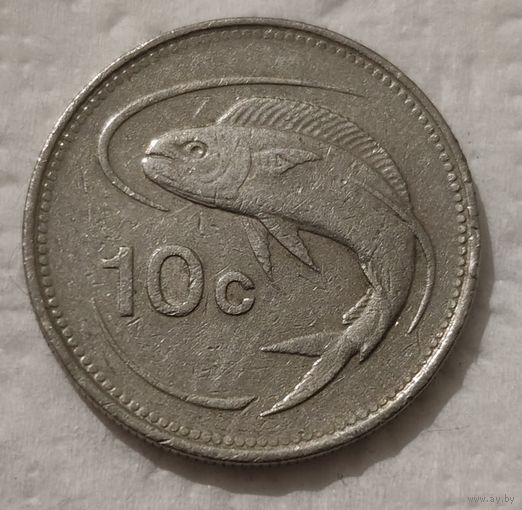 Мальта 10 центов, 1986 (14-13-27)