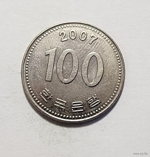 Южная Корея 100 вон, 2007