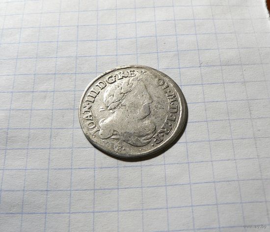 6 грошей 1681 Ян Собески