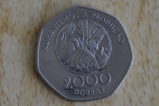 Сан-Томе и Принсипи 2000 добр 1997 с 1 руб