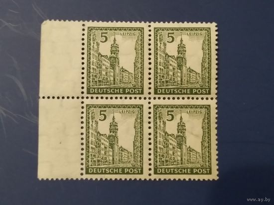 Союзная оккупация. Лейпциг, 1946 г.