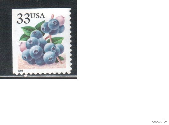 США-1999 (Мих.3110I BЕ) , * (без клея), Стандарт, Ягоды ,