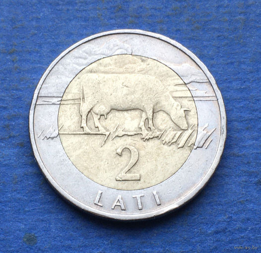 Латвия 2 лата 1999