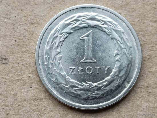 Польша 1 злотый, 2020г. (U-обм)