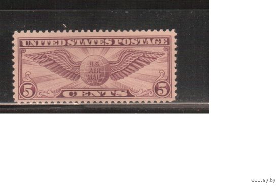 США-1930, (Скотт.С12), * (без клея), Авиапочта, (одиночка)