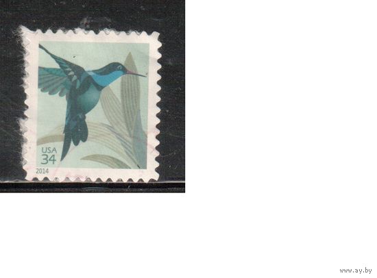 США-2014 (Мих.5049) , га.  , Стандарт, Птицы (одиночка)