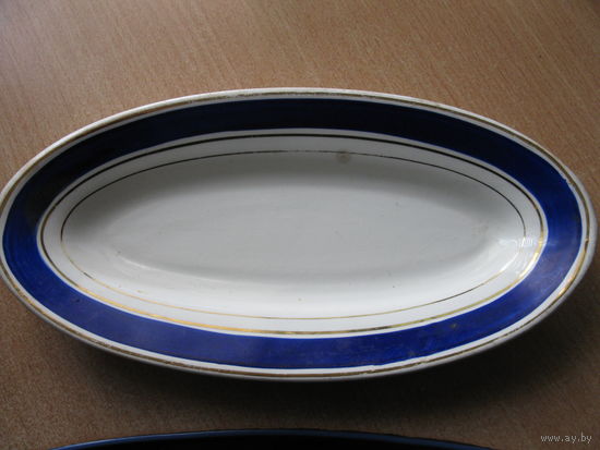 Селёдочница Будянского фаянсового завода клеймо 1950-начало 1960года.