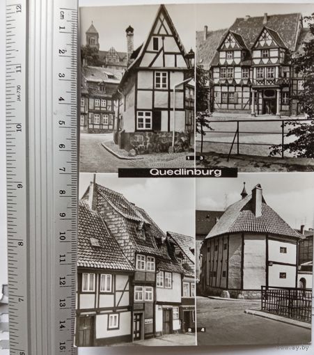 Открытка ГДР. Фото Кведлингбурга