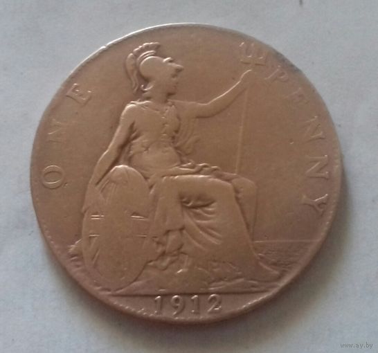 1 пенни, Великобритания 1912 г., Георг V