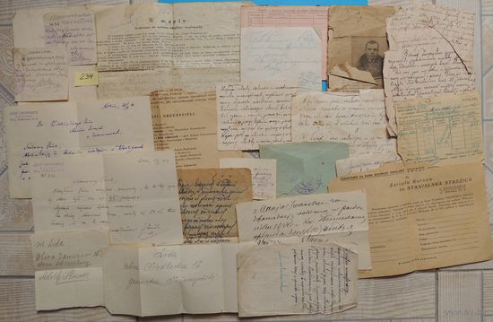 Польские документы (расписки, ведомости, рецепты, книжки и др.), 1920-1930-е гг.