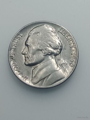 США 5 центов 1940 года .