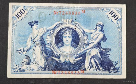 1908 год Германия 100 марок