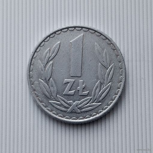 1 злотый 1984 года Польша. Народная Республика.