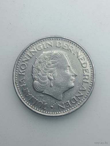 Недерланды 1 гульден 1970 года .