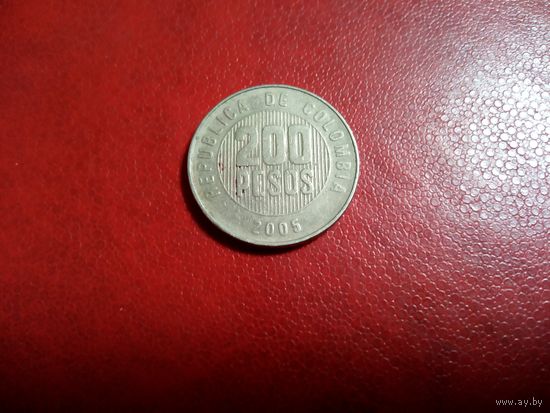 200 песо 2005 колумбия