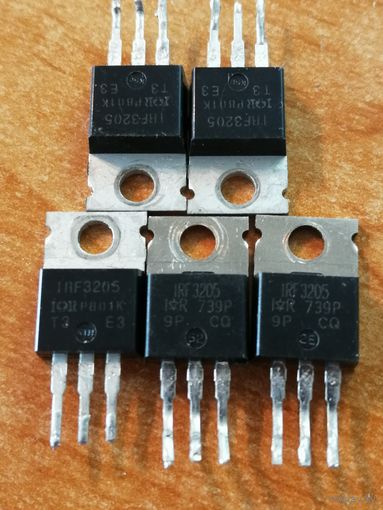Транзистор MOSFET, IRF3205 TO220 (аналог STP60NF06 STP80NF55-08), 5 шт