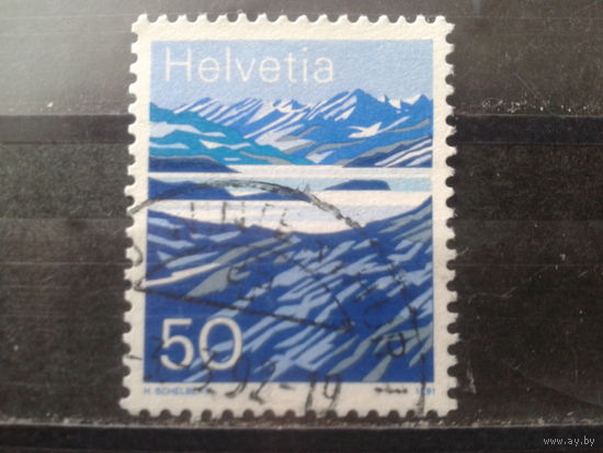 Швейцария 1991 Стандарт, ландшафт