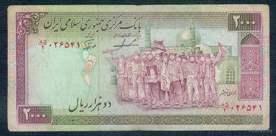 Иран 2000 Риалов 1986 - 2005 год.