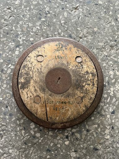 Спортивный инвентарь. Метательный диск. 195? г.