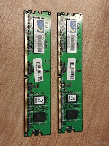 DDR2 256mb х2 (две планки)