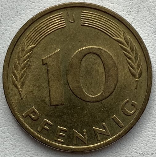 Германия 10 пфеннигов 1994 г. J