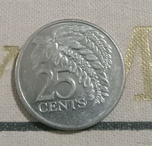 25 центов 2004 г.в. Тринидад и Тобаго