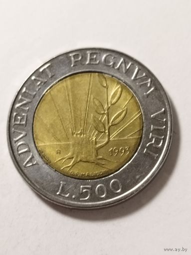 Сан Марино 500 лир 1993