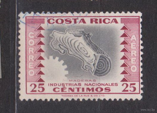 Национальная промышленность Коста Рика 1954 год Лот 12