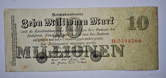 1923 год 10 000 000 марок Германия