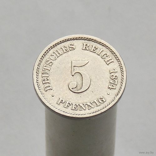 Германия 5 пфеннигов 1874 A