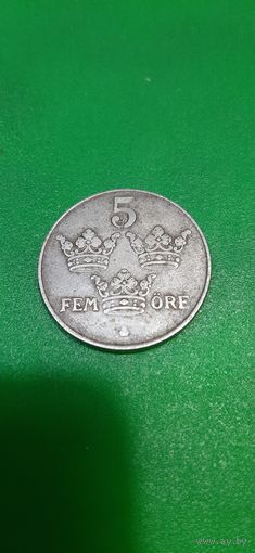 Швеция 5 эре 1949