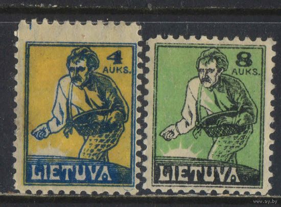 Литва Респ 1922 Сеятель Стандарт Полная#124-5*