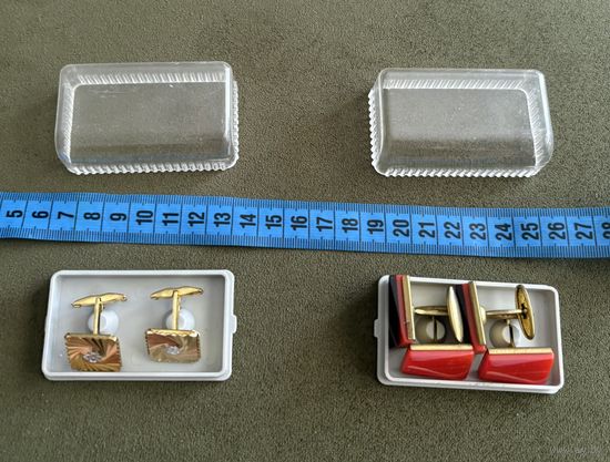 Три комплекта запонок СССР